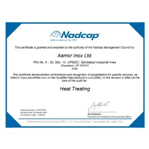 Martensitic StainNADCAP (Heat Treatment) 
