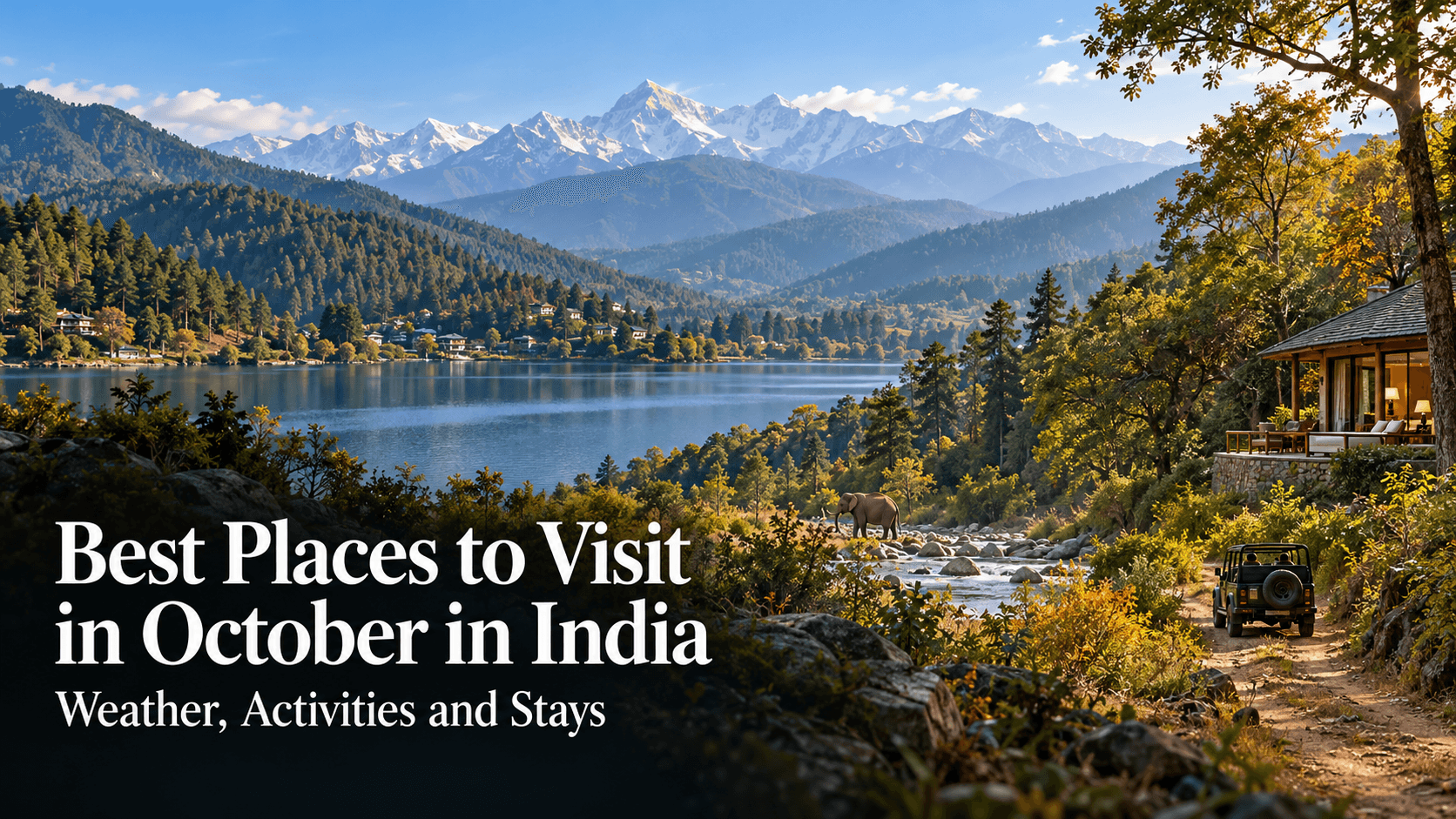 Best Places to Visit in India in October: Weather, Activities & Stays