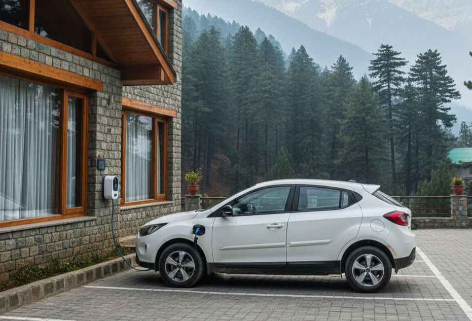 Best Luxury Hotels in Manali with EV Charging Facility