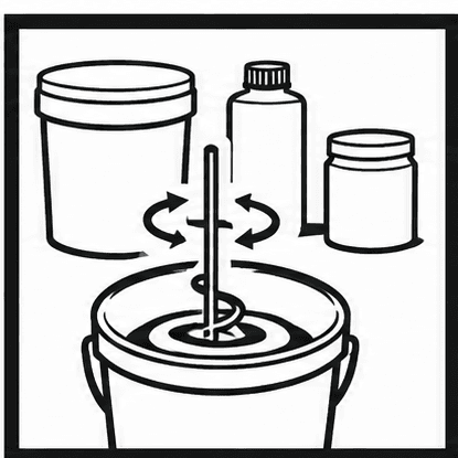 Mix the Epoxy Components
