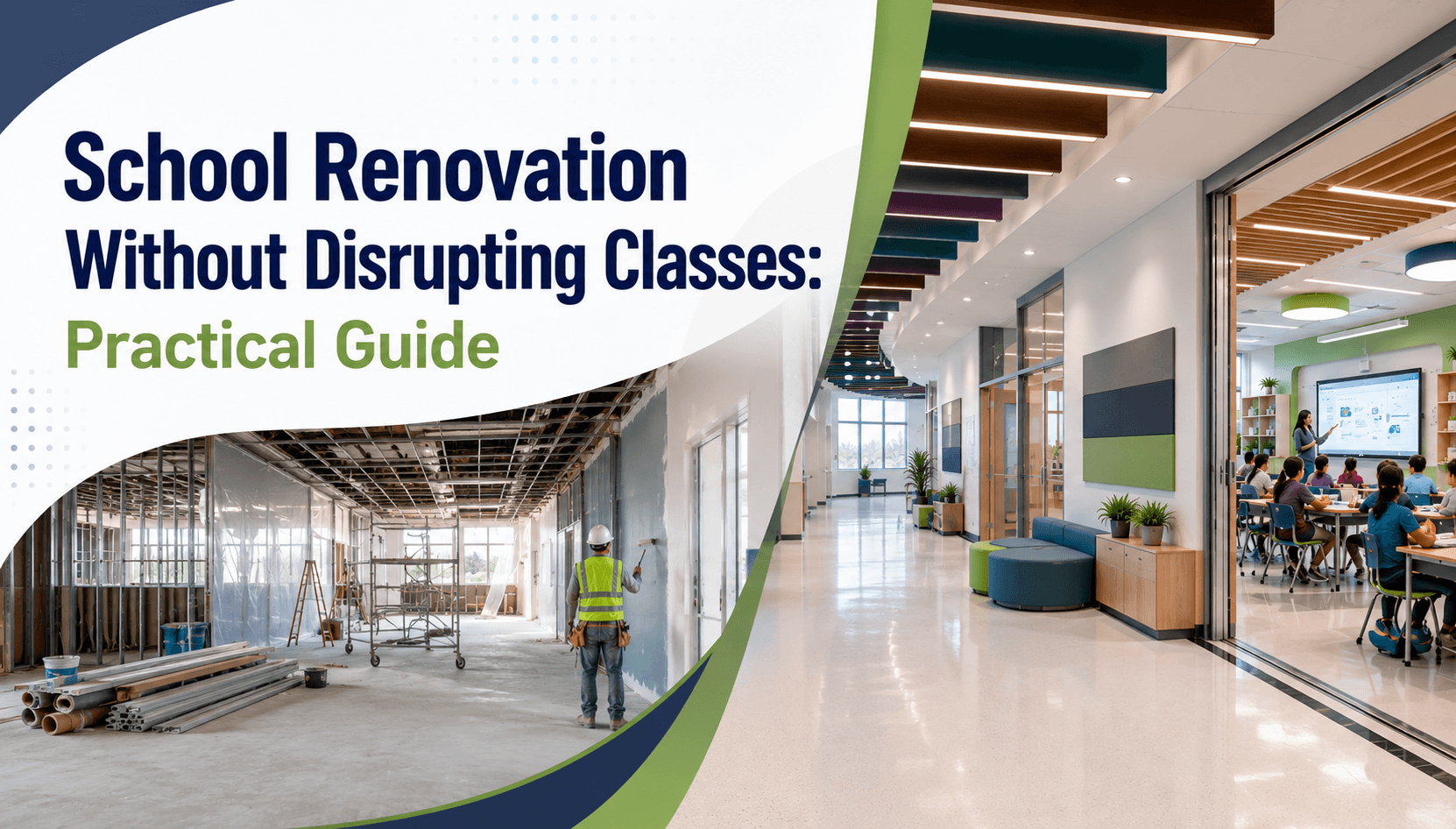 School Renovation Without Disrupting Classes-habitatdelhi