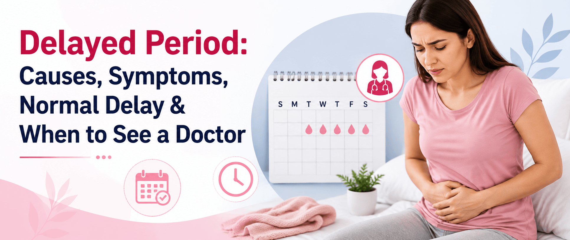 Delayed Period: Causes, Symptoms, Normal Delay & When to See a Doctor