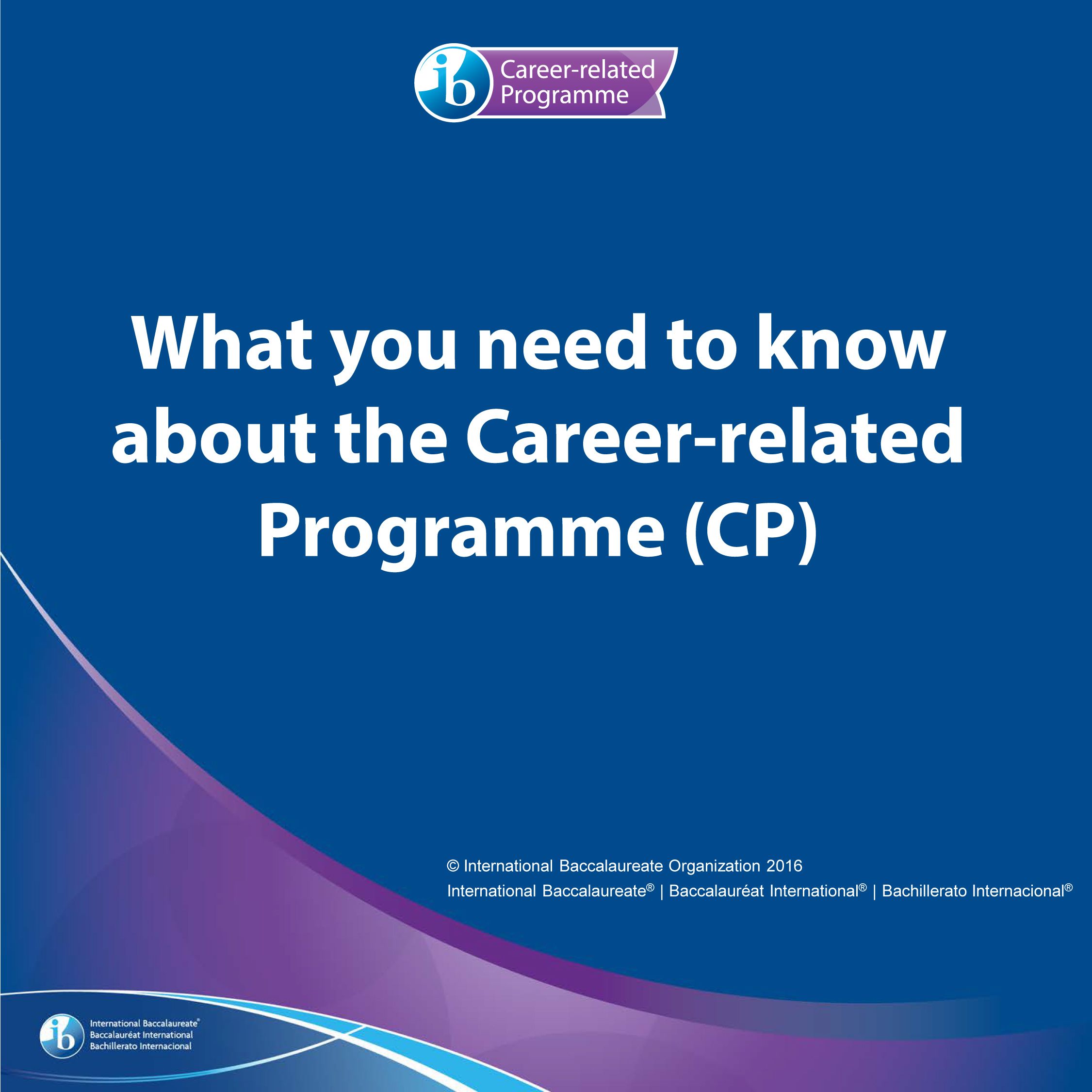 What you need to know about the Career-related Programme