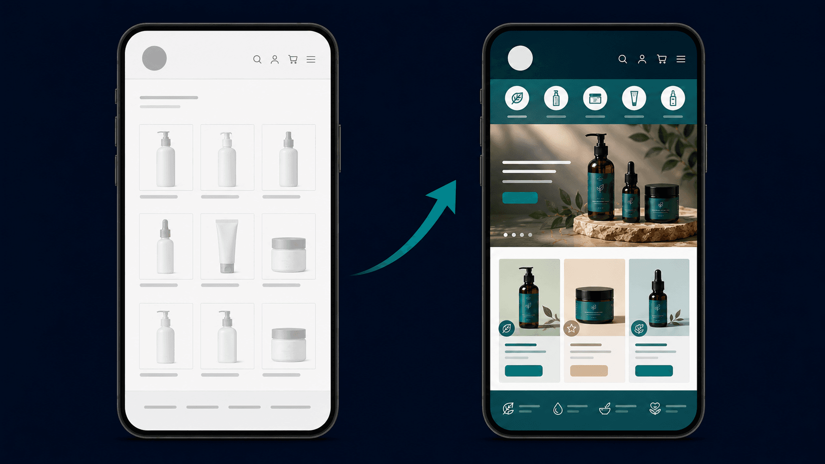 CTAamazon-brand-store-redesign-before-after-india