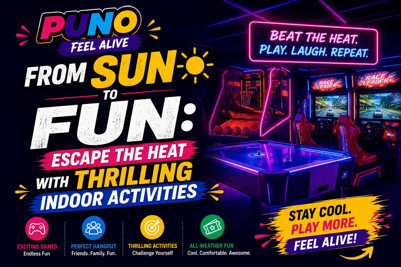 From Sun to Fun: Escape the Heat with Thrilling Indoor Activities