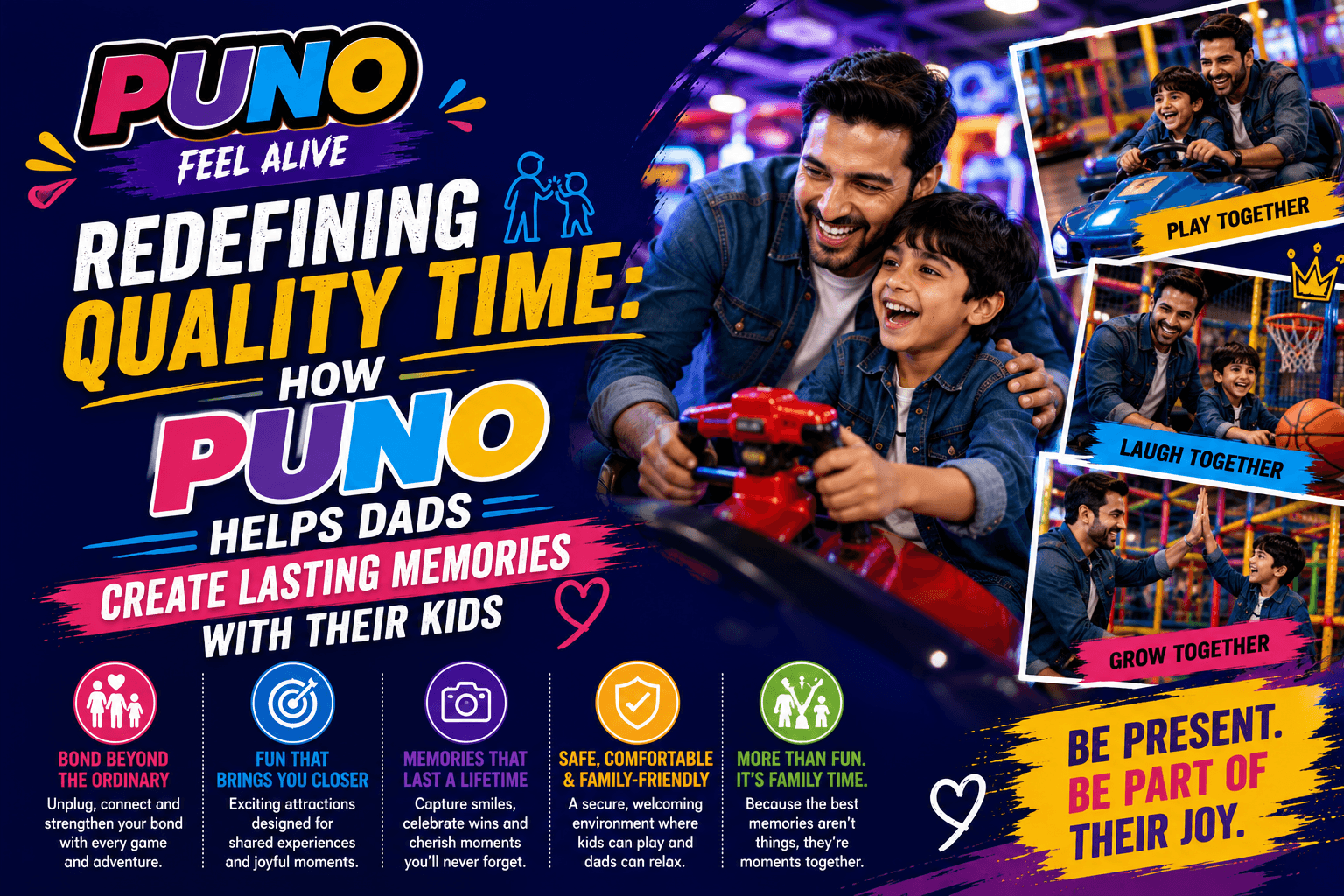 Redefining Quality Time: How PUNO Helps Dads Create Lasting Memories with Their Kids