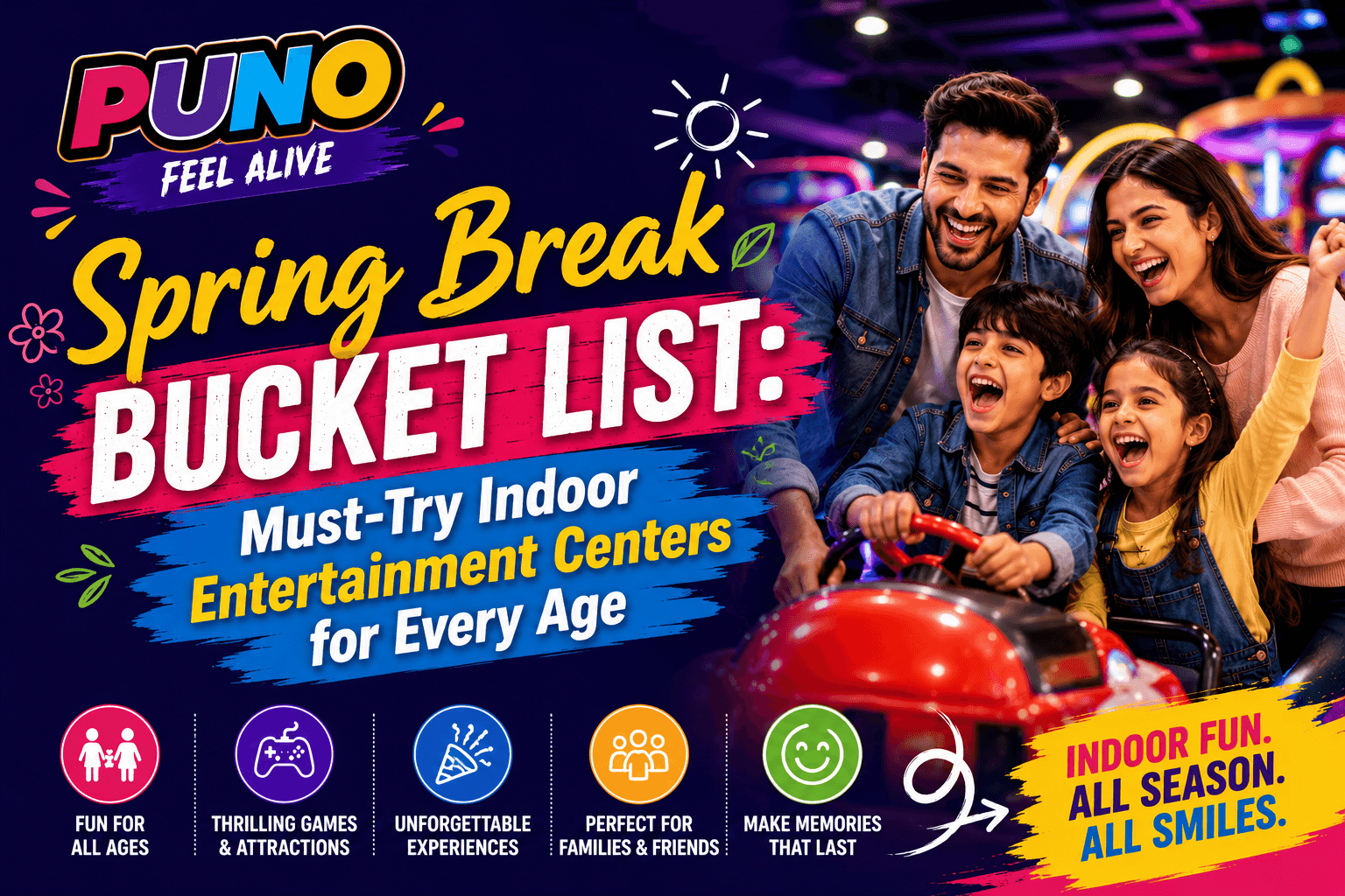 Spring Break Bucket List: Must-Try Indoor Entertainment Centers for Every Age