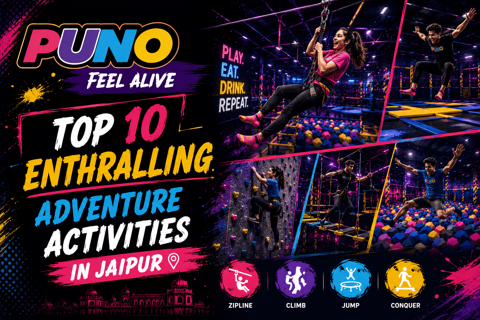 Top 10 Enthralling Adventure Activities in Jaipur