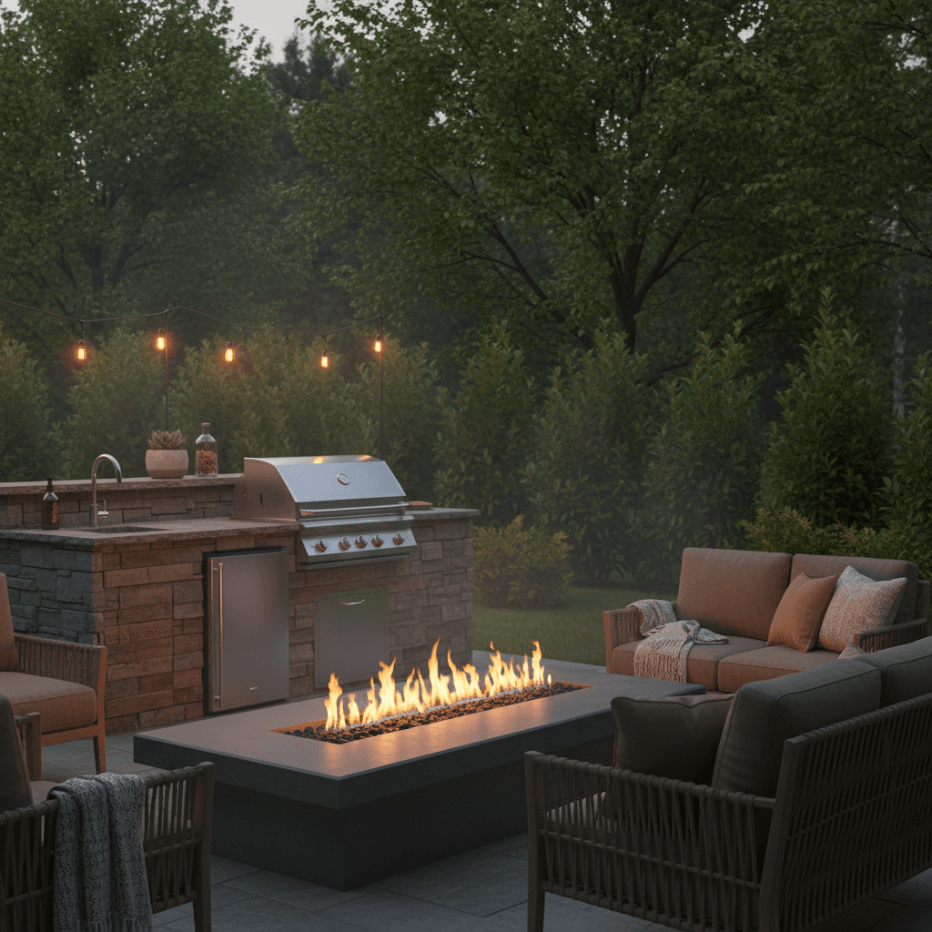 Fire Features & Outdoor Kitchens