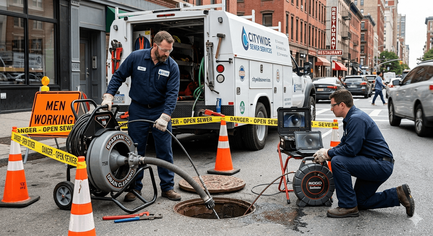 Commercial Sewer Line Services