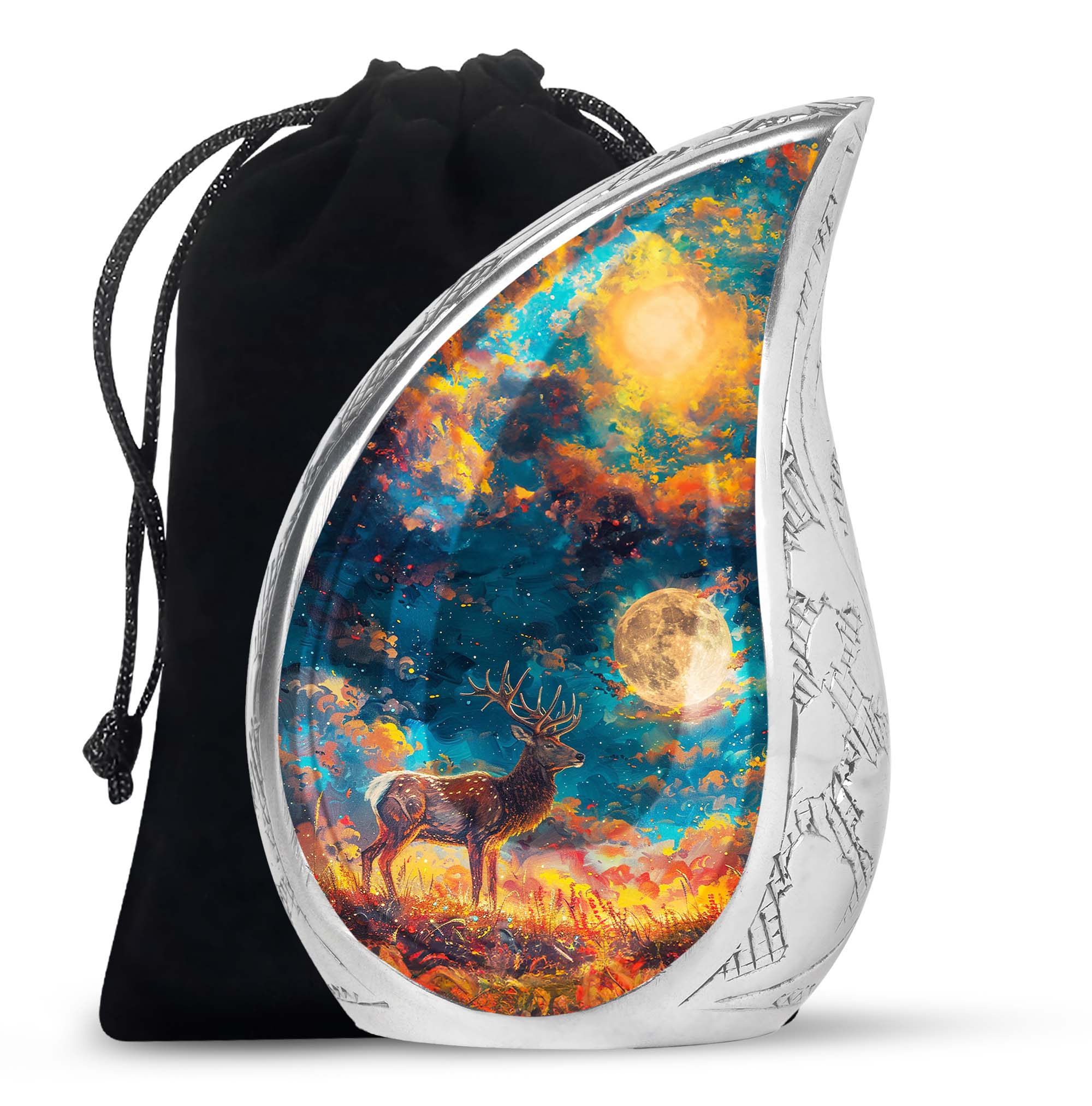 Deer Urns cremation Ashes Large Adult mother & father Decorative Urn